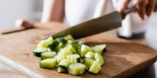 Agurker - en grøntsag med lavt kalorieindhold til aflæsning
