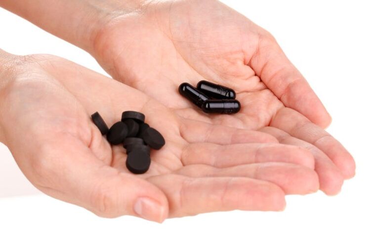 Aktivt kul til vægttab i tabletter og kapsler