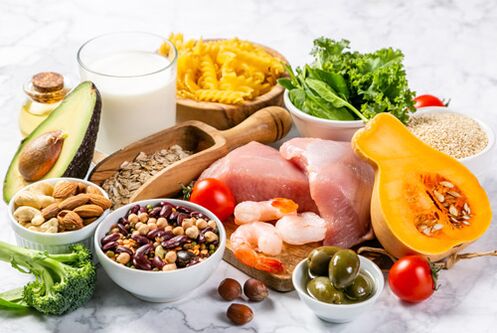 Proteinrige fødevarer til korrekt ernæring