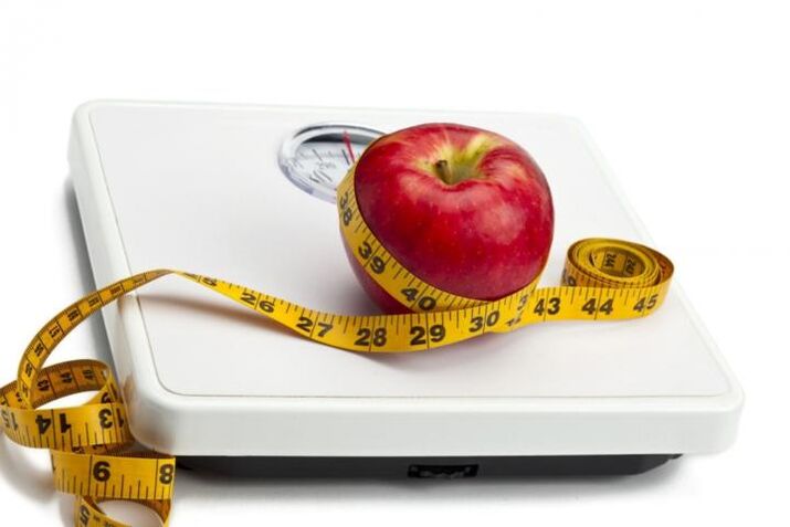 æble til vægttab på en proteindiæt
