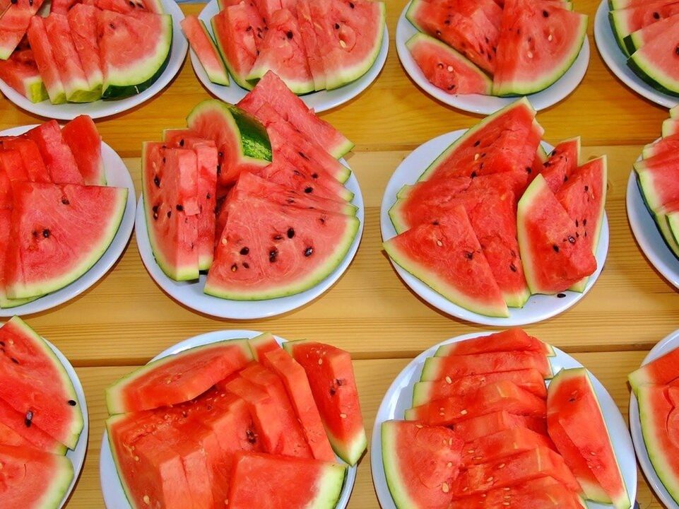 hvor meget vandmelon skal man bruge til vægttab
