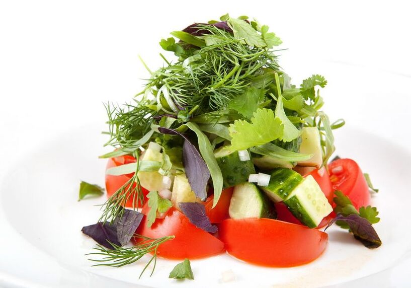 grøntsagssalat til en hypoallergen diæt